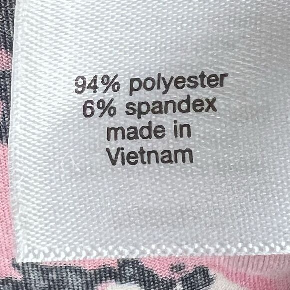 Lane Bryant Top Womens 22/24 Floral Blouse Plus Size Short Sleeve Black - Picture 14 of 14